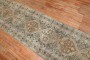 Antique Long Malayer Green Khaki Brown Runner No. j3023