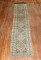 Antique Long Malayer Green Khaki Brown Runner No. j3023