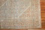 Green Peach Persian Worn Mahal Accent Rug No. j3040