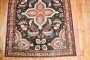 Antique Navy Mahal Accent Rug No. j3128