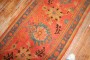 Long Orange Antique Oushak Runner No. j3147