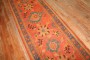 Long Orange Antique Oushak Runner No. j3147