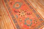 Long Orange Antique Oushak Runner No. j3147