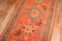 Long Orange Antique Oushak Runner No. j3147