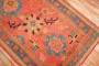 Long Orange Antique Oushak Runner No. j3147