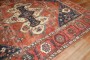 Late 19th Century Worn Persian Serapi Rug No. j3149