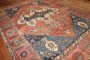 Late 19th Century Worn Persian Serapi Rug No. j3149