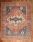 Late 19th Century Worn Persian Serapi Rug No. j3149