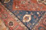 Late 19th Century Worn Persian Serapi Rug No. j3149