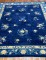 Blue Chinese Floral Peking Rug No. j3156