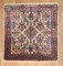 An Antique Manchester Wool Kashan Square Rug No. j3162