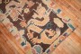 Antique Dragon Tibetan Throw Rug No. j3169