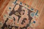 Antique Dragon Tibetan Throw Rug No. j3169