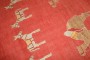 Large Camels Horses Antique Oushak Animal Rug No. j3182