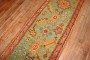 Green Antique Turkish Oushak Runner No. j3212