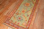 Green Antique Turkish Oushak Runner No. j3212