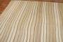 Light Brown Ivory Striped Turkish Kilim No. j3218