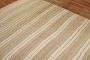 Light Brown Ivory Striped Turkish Kilim No. j3218