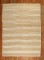 Light Brown Ivory Striped Turkish Kilim No. j3218