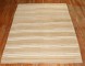 Light Brown Ivory Striped Turkish Kilim No. j3218