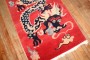 Red Dragon Tibetan Rug No. j3228