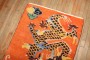 Orange Dragon Tibetan Rug No. j3229