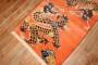 Orange Dragon Tibetan Rug No. j3229