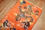 Orange Dragon Tibetan Rug No. j3229