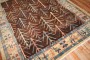 Chocalate Brown Modern Persian Tribal Rug No. j3235