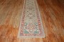 Narrow Light Green Antique Oushak Runner No. j3246