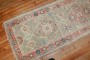 Narrow Light Green Antique Oushak Runner No. j3246