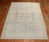 Blue Cream Vintage Turkish Rug No. j3272