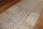 Antique Herati Persian Heriz Light Blue Pink Corridor Rug No. j3281