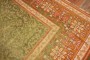 Lime Green Irish Donegal Distressed Rug No. j3286