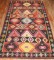 Vintage Geometric Kilim Dated 1961 No. j3298