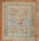 Blue Afshar Square Antique Rug No. j3305