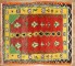 Colorful Turkish Tulu Rug No. j3348