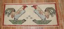 Vintage Turkish Rooster Mat No. j3354