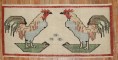 Vintage Turkish Rooster Mat No. j3354