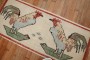 Vintage Turkish Rooster Mat No. j3354