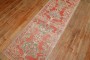 Red Narrow Antique Oushak Runner No. j3364