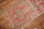 Red Narrow Antique Oushak Runner No. j3364