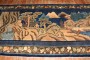 Antique Chinese Landscape Rug Woven Horizontally No. j3366