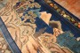 Antique Chinese Landscape Rug Woven Horizontally No. j3366