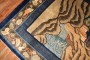 Antique Chinese Landscape Rug Woven Horizontally No. j3366