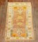 Warm Vintage Oushak Rug No. j3387