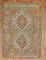 Persian Shiraz Tribal Throw Rug No. j3390