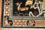 Antique Chinese Batou Peking Pictorial Landscape Rug No. j3399