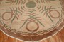 Round Turkish modernist Rug No. j3402