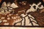 Rare Square Tibetan Tiger Rug No. j3408